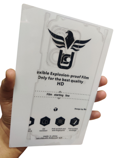 Realme 15 Pro 5G Matte & Glossy Finish Back Lamination Membrane Protector Protection Guard