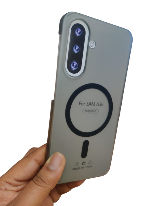 Samsung Galaxy A36 5G Premium Quality Magsafe Matte Hard Plastic Back Cover Case