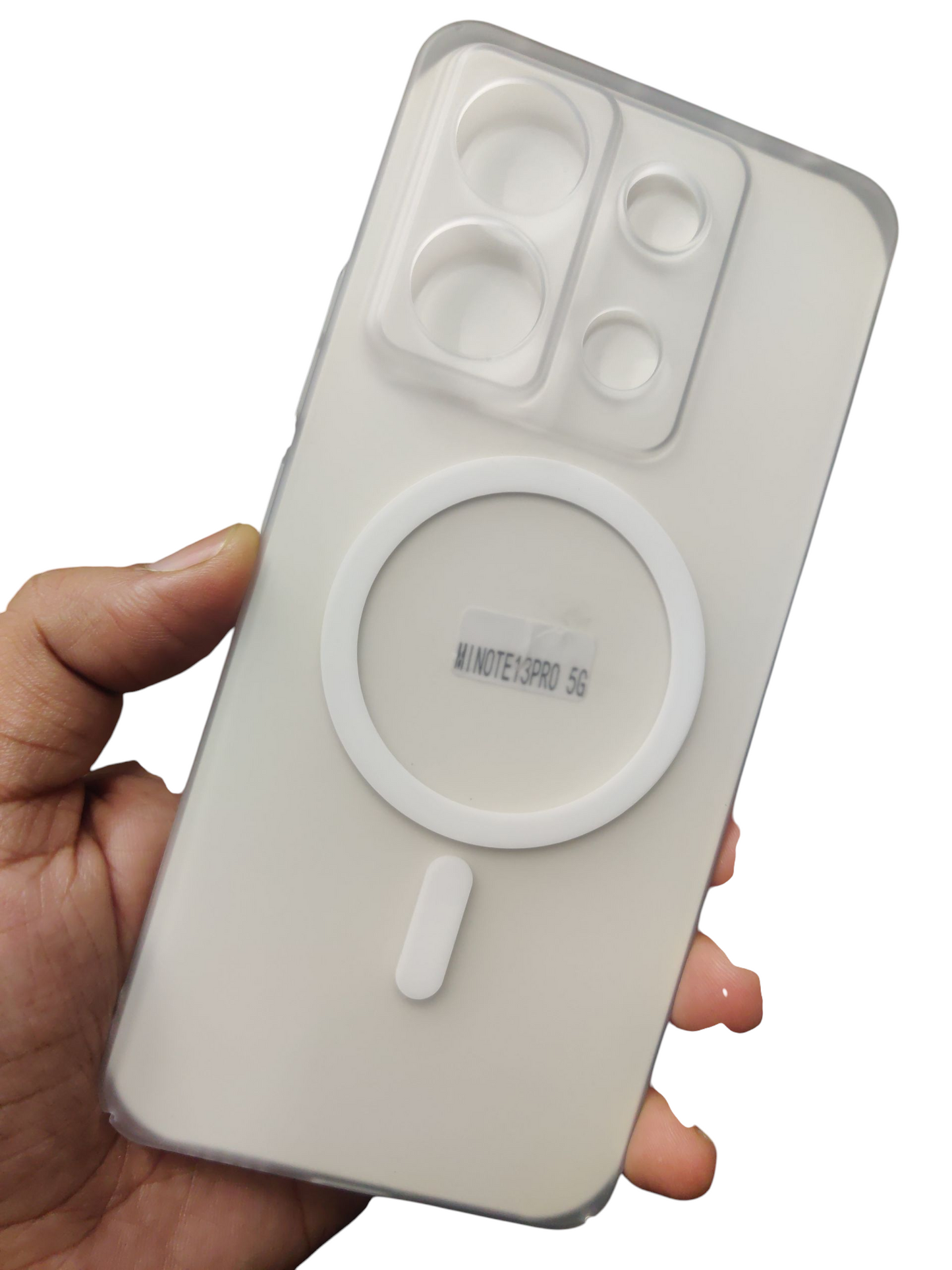 Xiaomi Redmi Note 13 Pro 5G Premium Quality Magsafe Matte Hard Plastic Back Cover Case