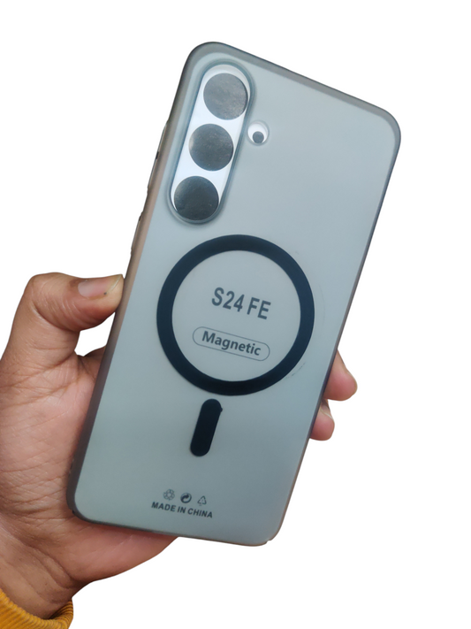 Samsung Galaxy S24Fe S24 Fe 5G Premium Quality Magsafe Matte Hard Plastic Back Cover Case