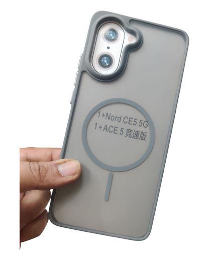 OnePlus Nord CE 5 / Nord CE5 5G Premium Quality Side Soft + Back Hard Plastic Matte Back Cover Case ( No Magsafe, Only Design )