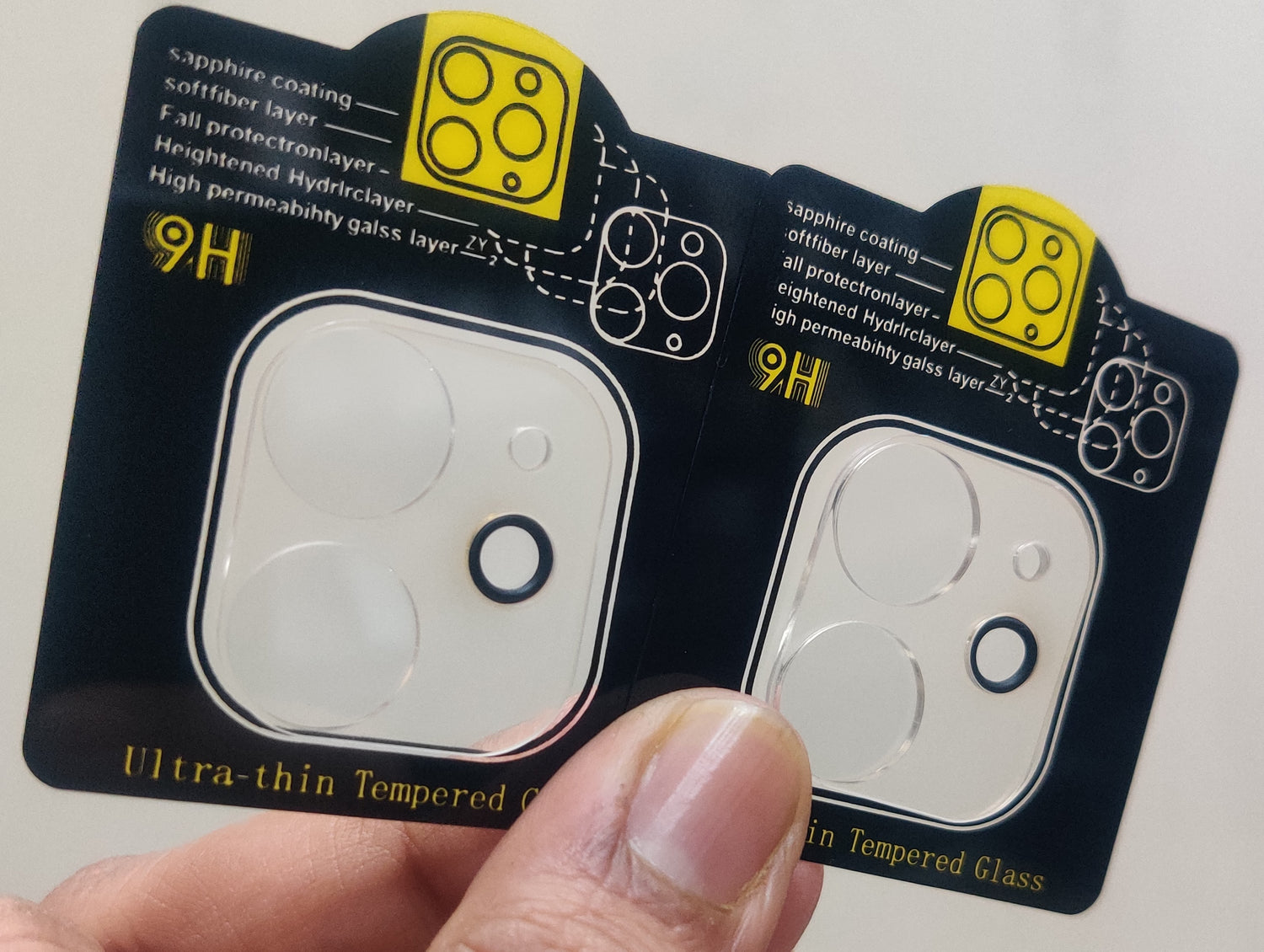 Apple iPhone 11 / 12 Mini Mobile Camera Lens Cap Protector Protection (Pack of 2Pcs Cap Protector) - Royal Star