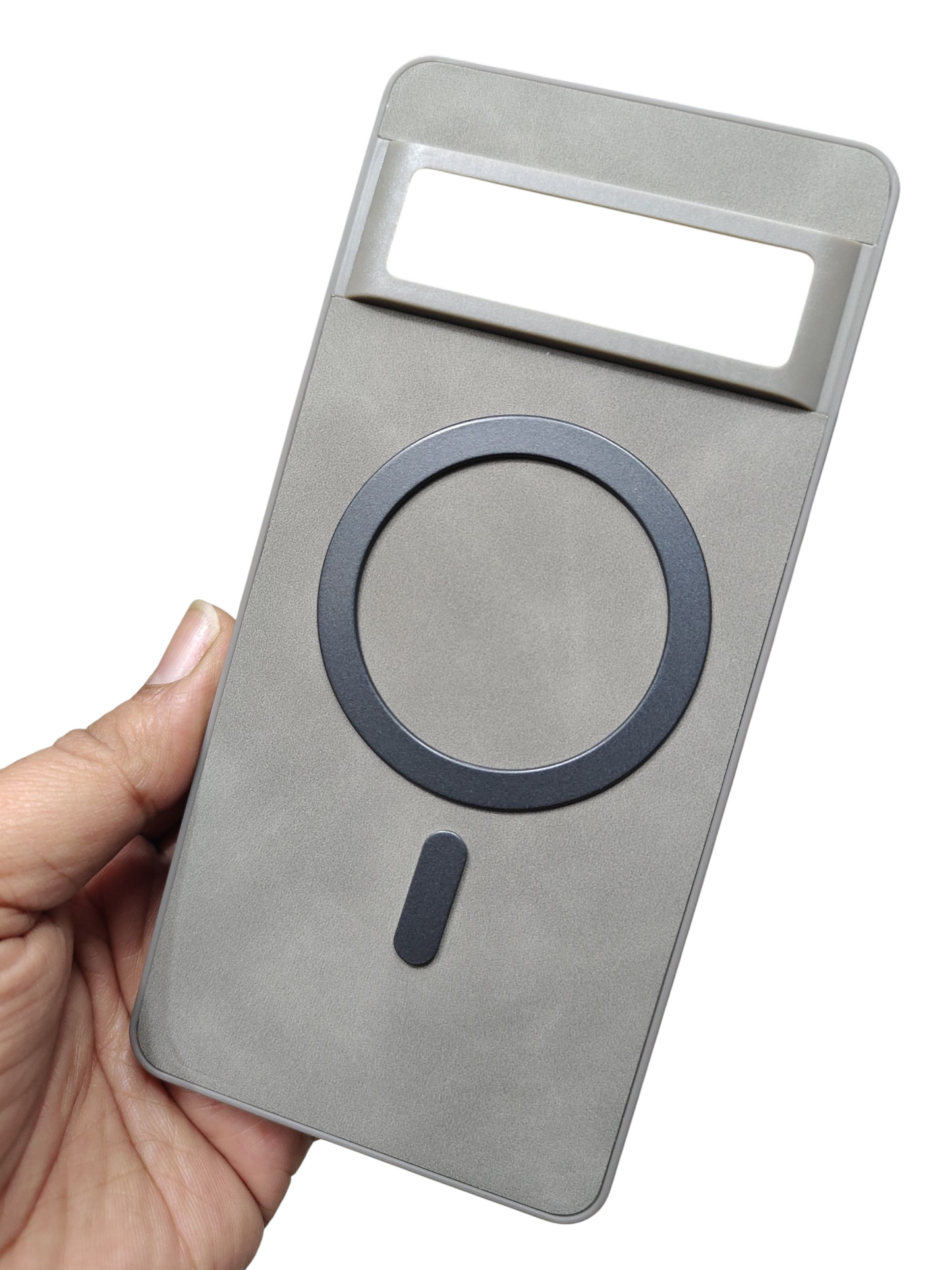 Google Pixel 7 Magsafe Premium Quality Leather ( Side Soft, Back Hard ) Back Cover Case