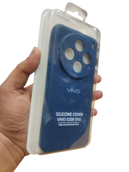 Vivo X200 Premium Quality Silicon Back Cover Case - Royal Star