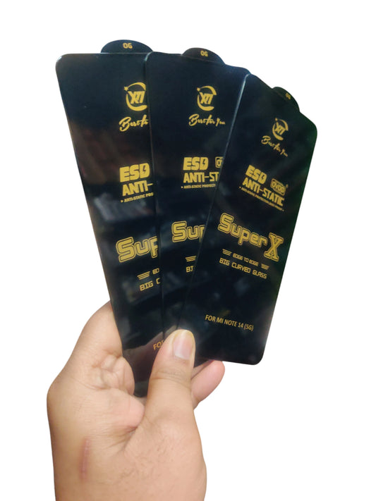 Xiaomi Redmi Note 14 5g Tempered Glass Screen Protector Guard ( Pack of 3 )