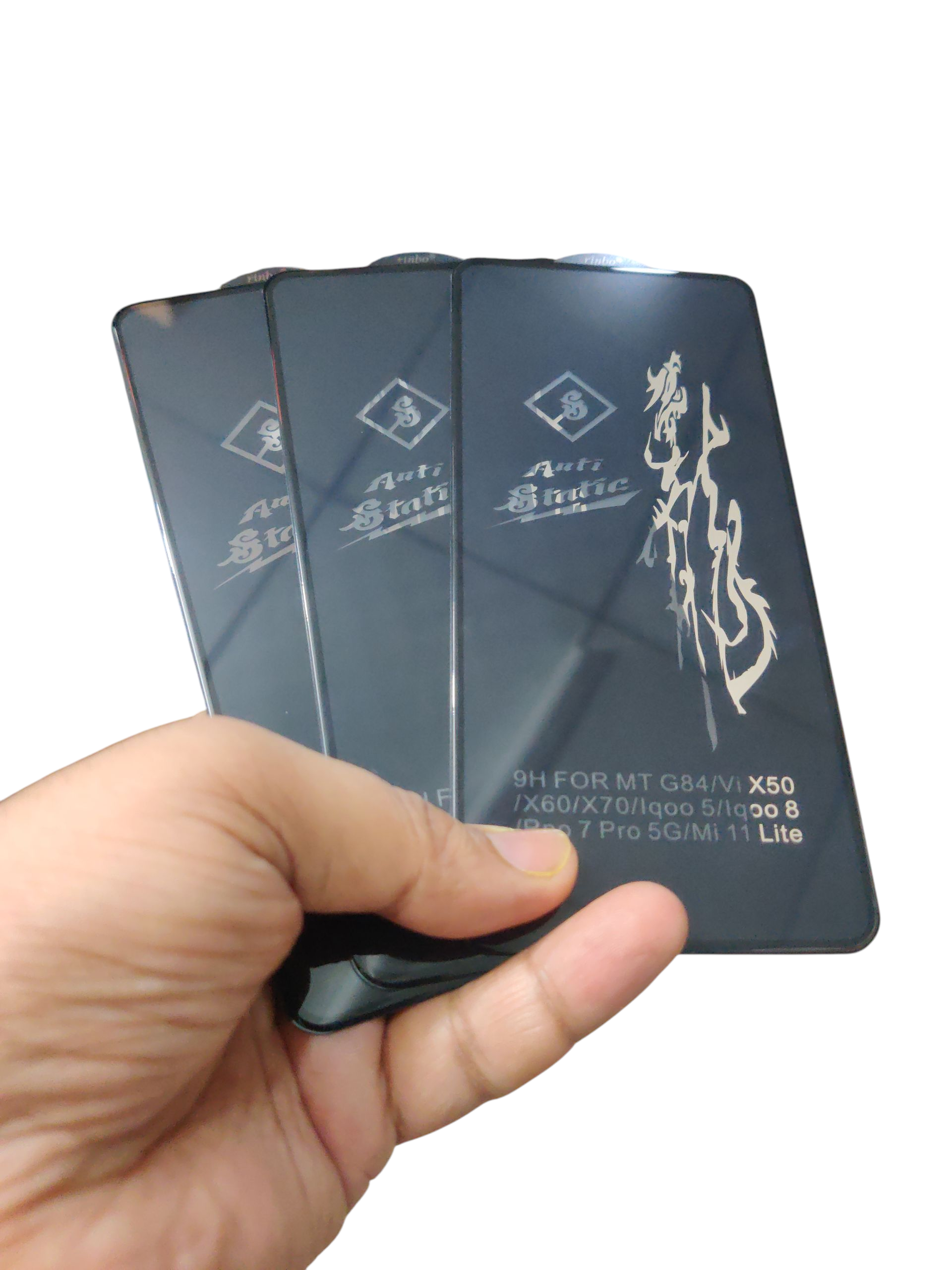 Motorola Moto G84 Premium Quality Tempered Glass Screen Protector Guard ( Pack of 3 ) - Royal Star