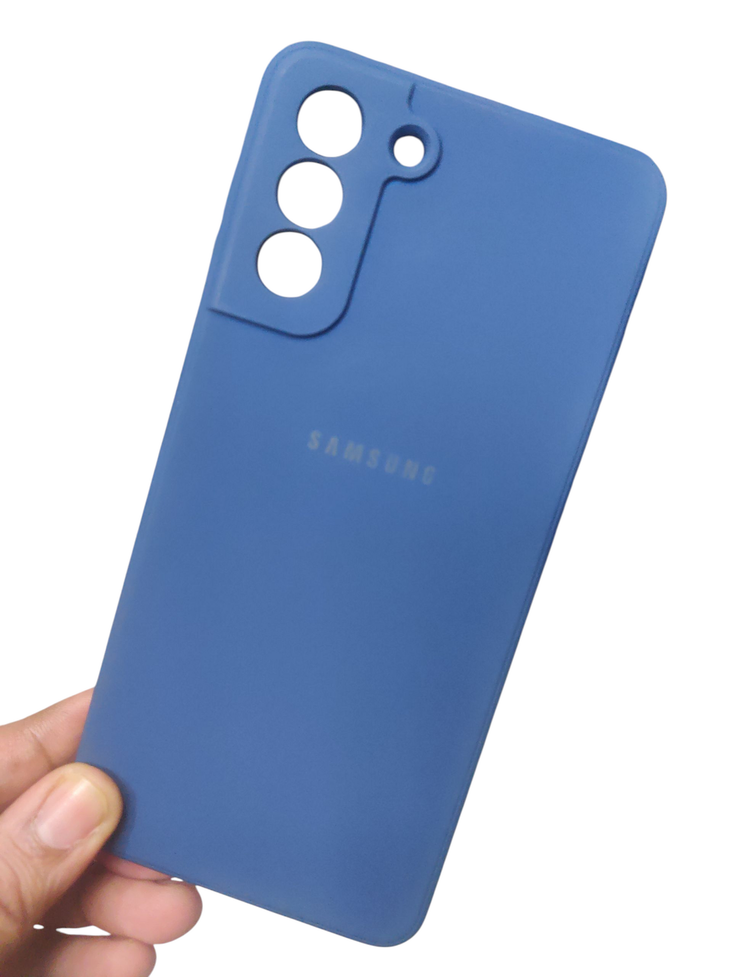 Samsung Galaxy S21 Plus Premium Quality Silicon Soft Back Cover Case - Royal Star