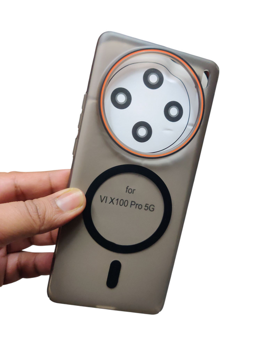 Vivo X100 Pro Royal Star Premium Quality Magsafe Matte Hard Plastic Back Cover Case