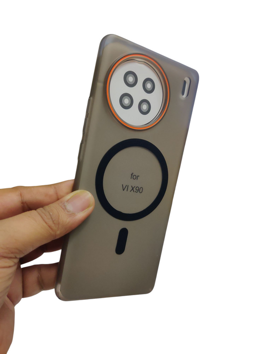 Vivo X90 Royal Star Premium Quality Magsafe Matte Hard Plastic Back Cover Case