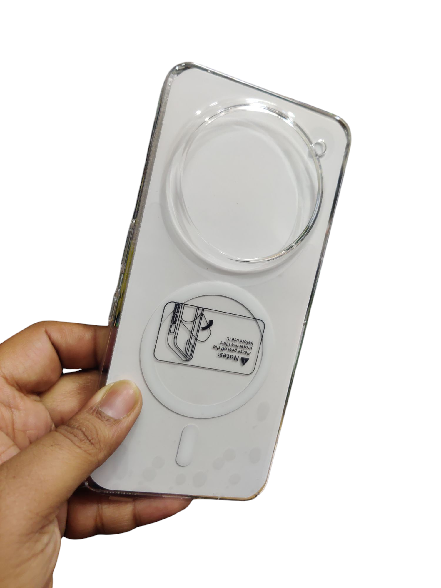 Nothing Phone 3A Pro Anti Yellow Premium Quality Magsafe Crystal Clear Hard Plastic Back Cover Case - Royal Star