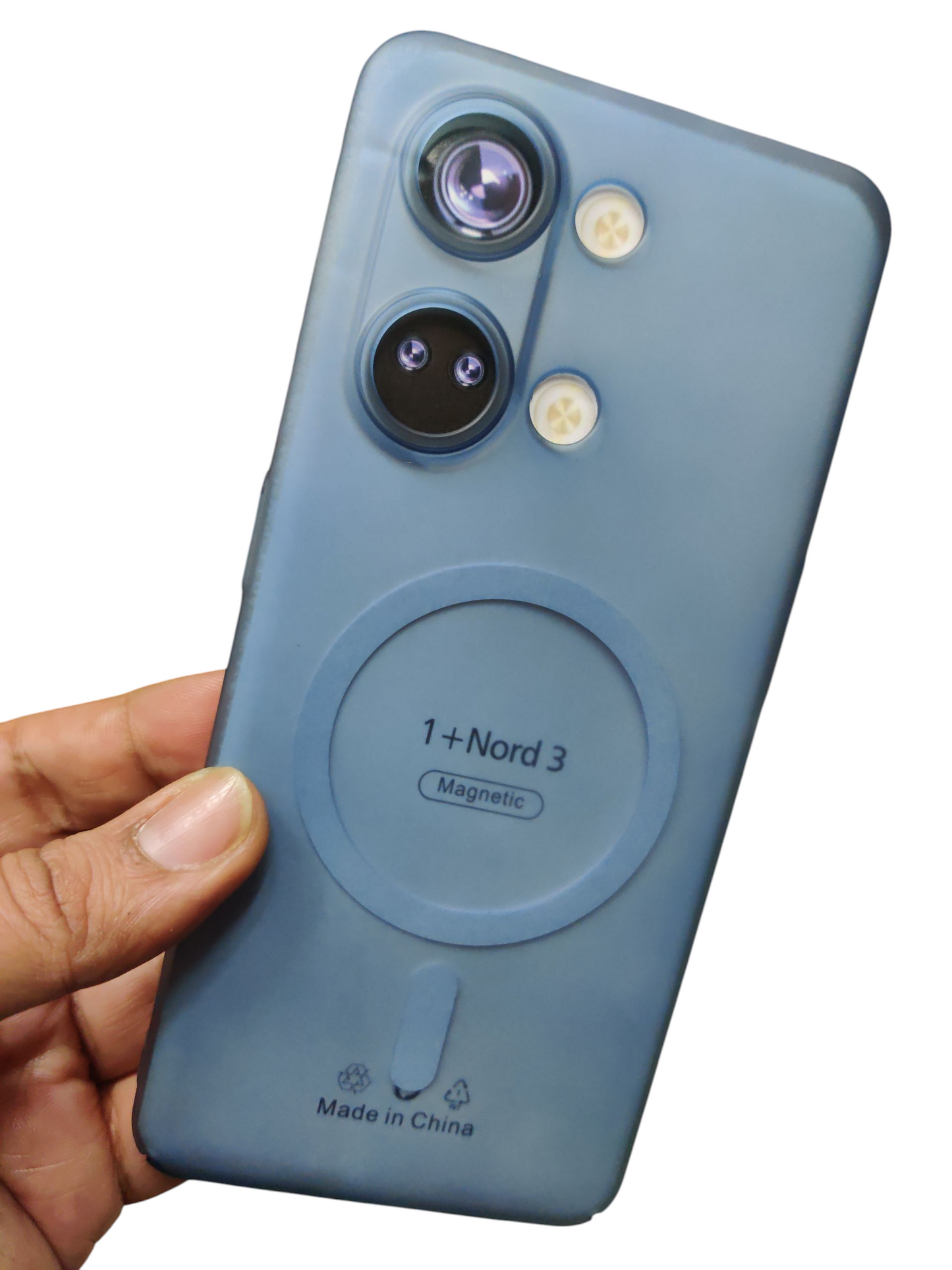 OnePlus Nord 3 5G Premium Quality Magsafe Matte Hard Plastic Back Cover Case - Royal Star