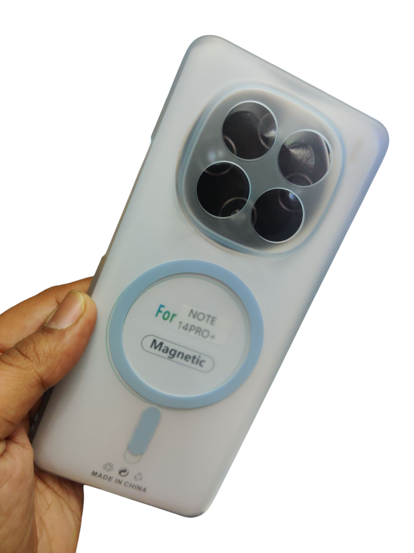 Xiaomi Redmi Note 14 Pro Plus Premium Quality Magsafe Matte Hard Plastic Back Cover Case - Royal Star