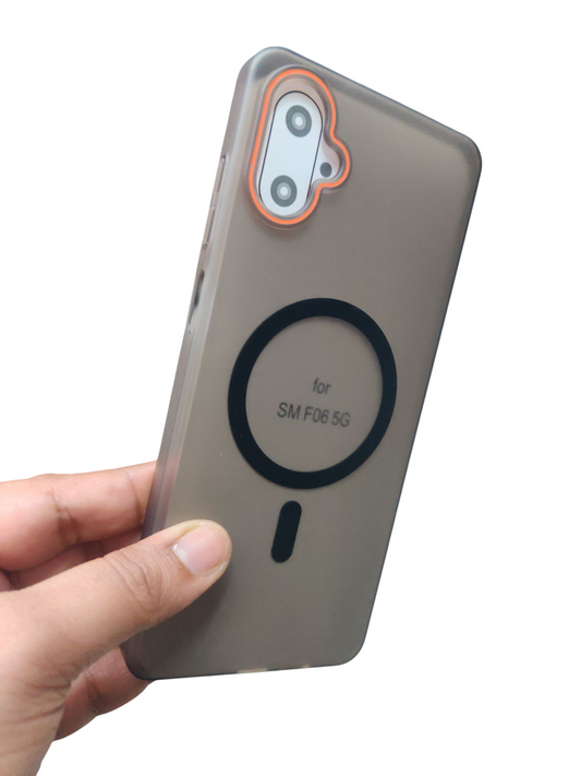 Samsung Galaxy M06 / F06 5G Royal Star Premium Quality Magsafe Matte Hard Plastic Back Cover Case