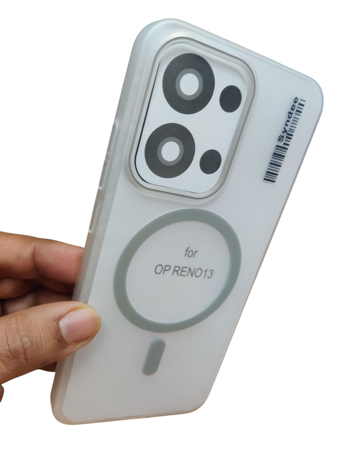 Oppo Reno 13 Syndee Premium Quality Magsafe Matte Hard Plastic Back Cover Case - Royal Star