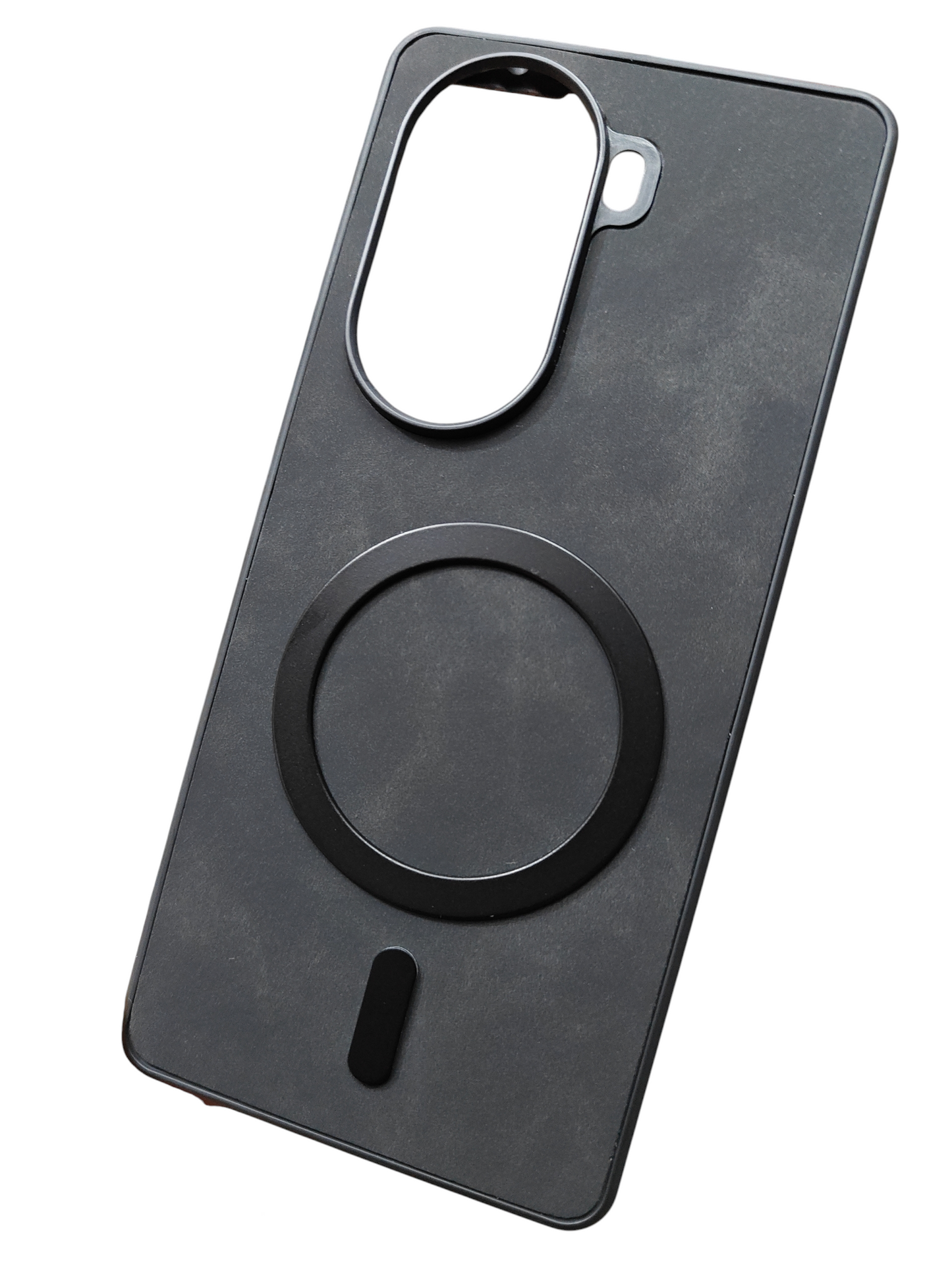 Oppo Reno 11 5G Magsafe Premium Quality Leather ( Side Soft, Back Hard ) Back Cover Case - Royal Star