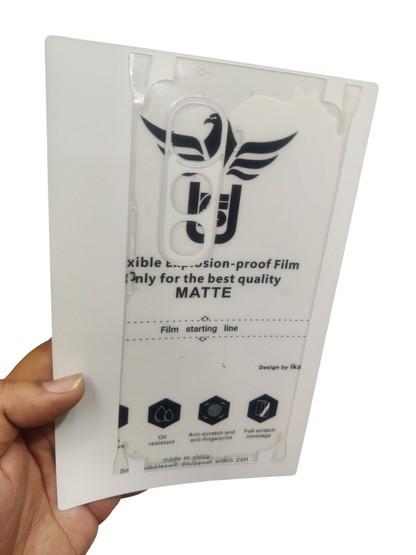 Vivo Y400 Pro Matte & Glossy Finish Back Lamination Membrane Protector Protection Guard