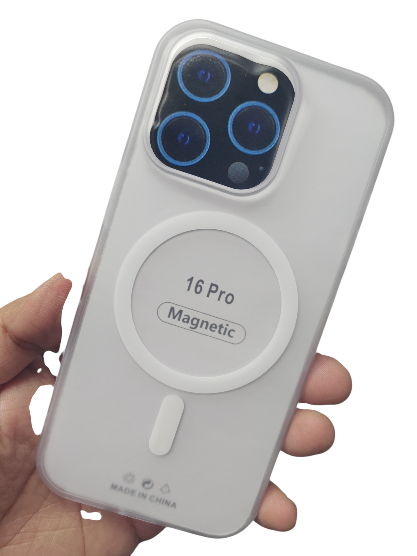 Apple iPhone 16 Pro Premium Quality Magsafe Matte Hard Plastic Back Cover Case