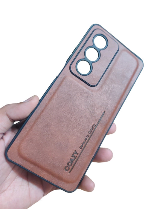Oppo A3 Pro 5G Premium Quality Silicon Leather Back Cover Case - Royal Star