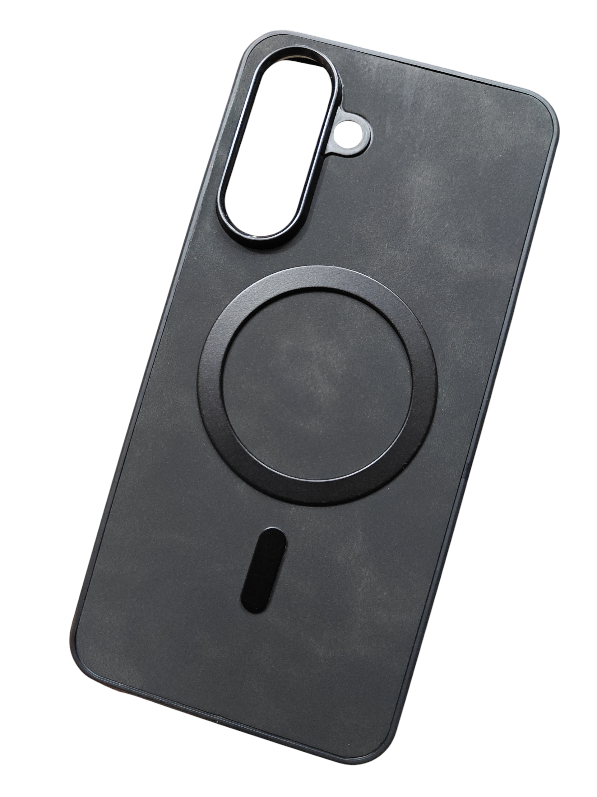 Samsung Galaxy A56 / A36 5G Magsafe Premium Quality Leather ( Side Soft, Back Hard ) Back Cover Case - Royal Star