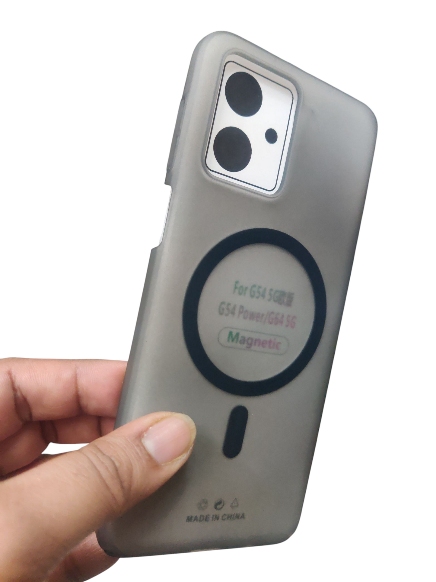 Motorola G54 / G54 Power / G64 5G Premium Quality Magsafe Matte Hard Plastic Back Cover Case