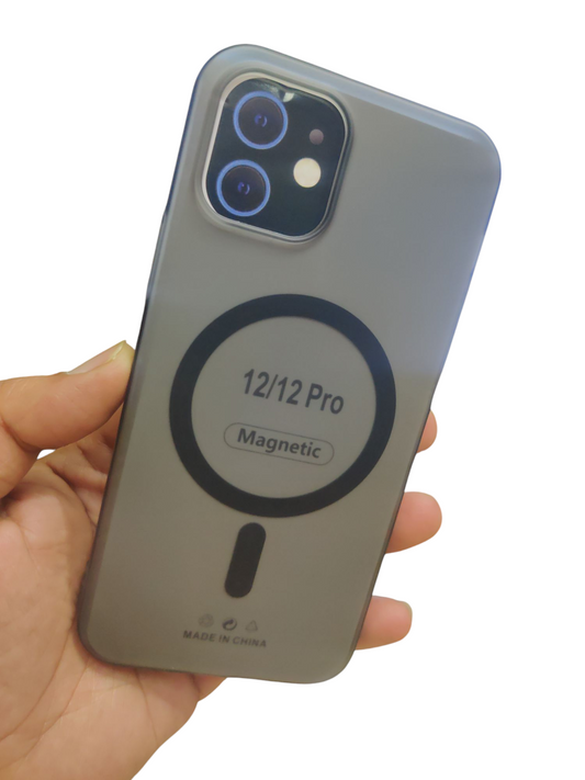 Apple iPhone 12 / Apple iPhone 12 Pro Premium Quality Magsafe Matte Hard Plastic Back Cover Case