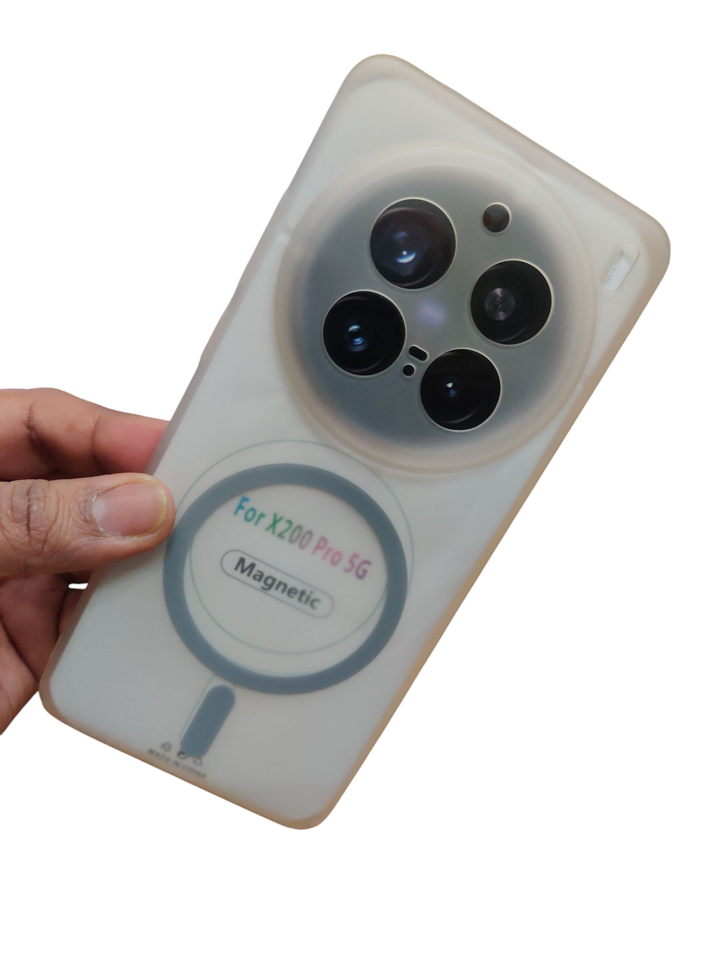 Vivo X200 Pro Premium Quality Magsafe Matte Hard Plastic Back Cover Case - Royal Star