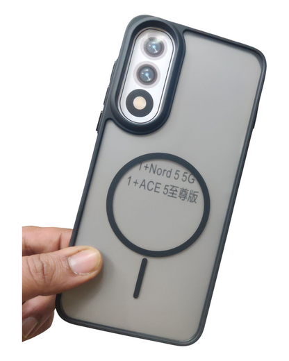 OnePlus Nord 5 / Nord5 5G Premium Quality Side Soft + Back Hard Plastic Matte Back Cover Case ( No Magsafe, Only Design ) - Royal Star