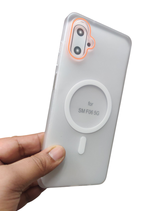 Samsung Galaxy M06 / F06 5G Royal Star Premium Quality Magsafe Matte Hard Plastic Back Cover Case