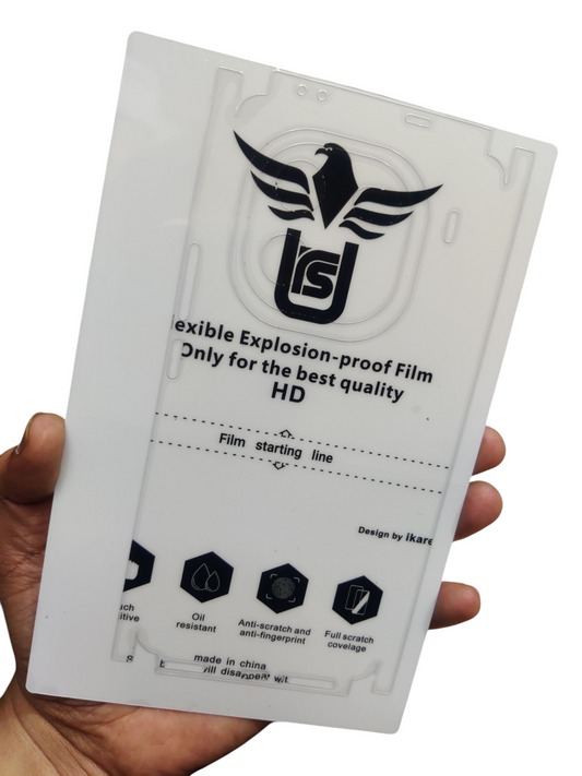 iQOO 12 Matte & Glossy Finish Back Lamination Membrane Protector Protection Guard