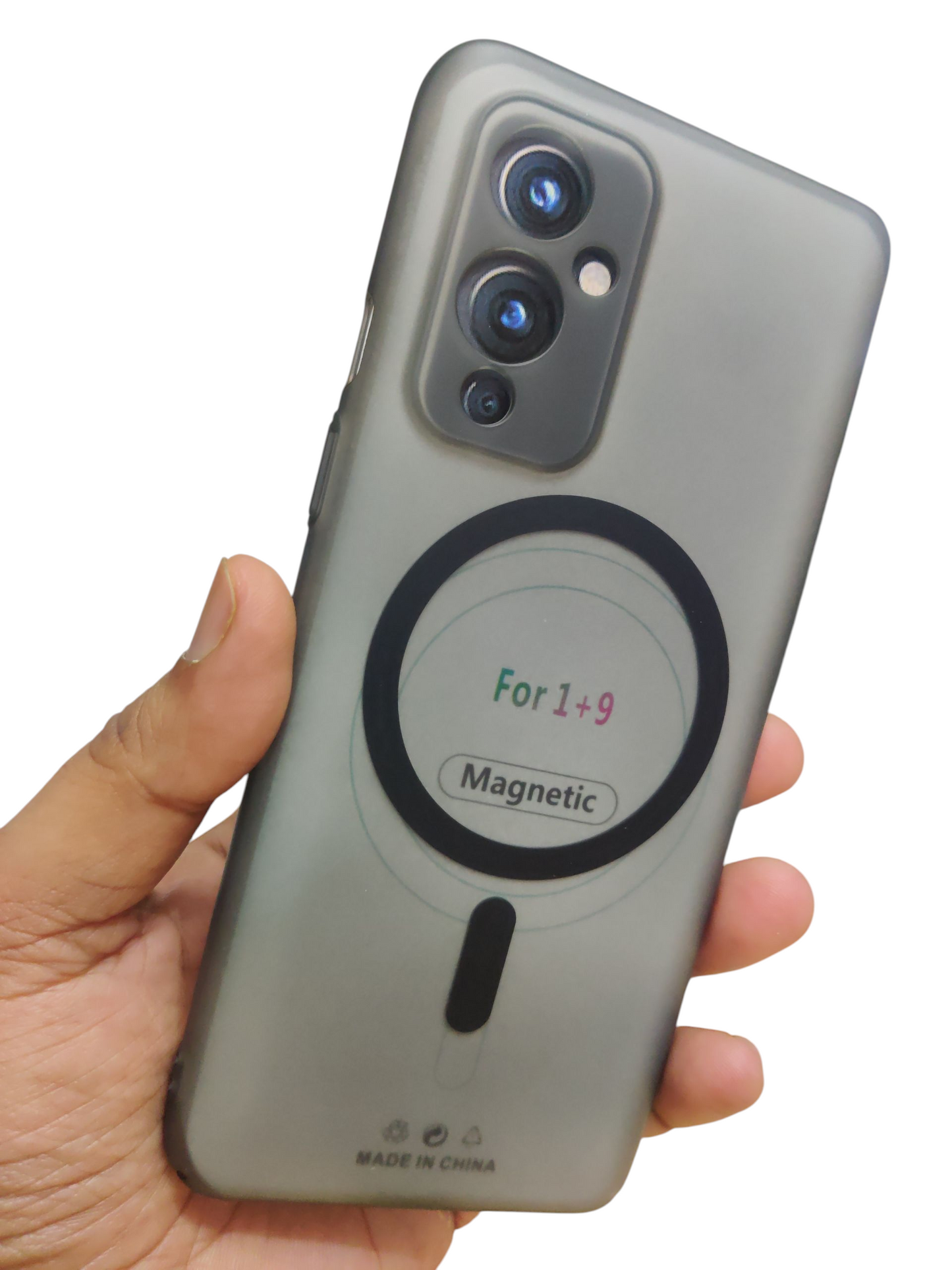 OnePlus 9 Premium Quality Magsafe Matte Hard Plastic Back Cover Case - Royal Star