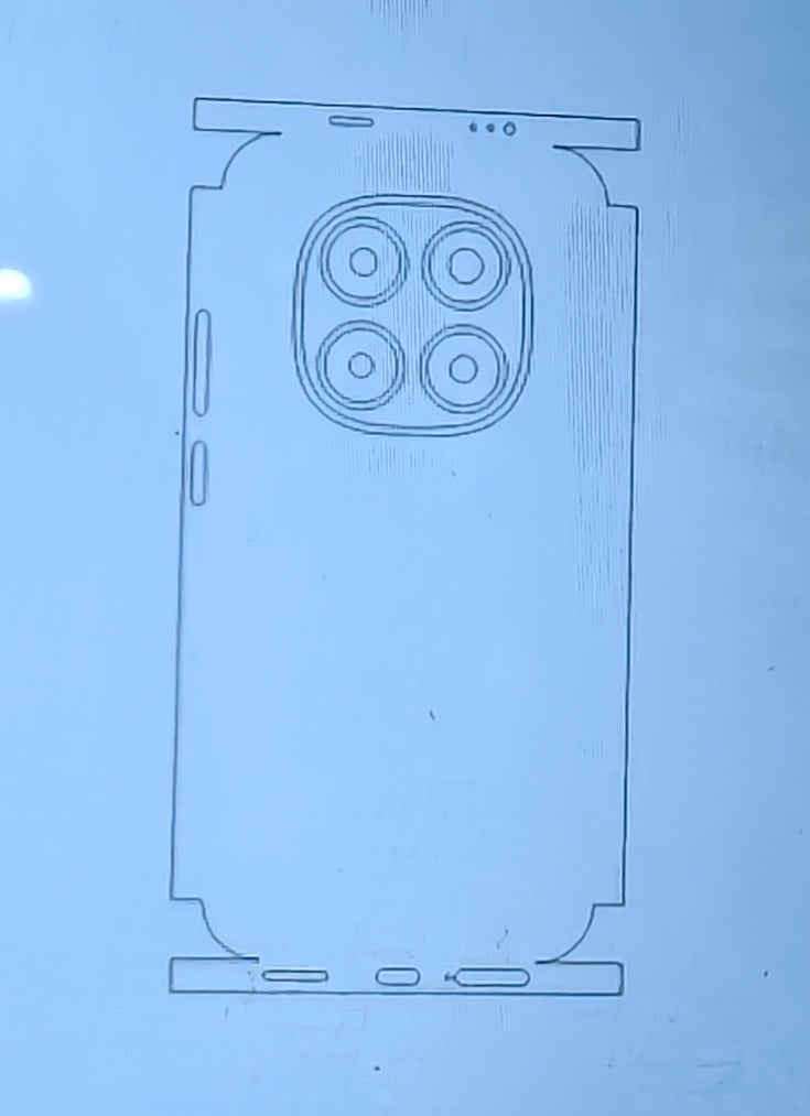 Xiaomi Redmi Note 15 Pro 5G Matte & Glossy Finish Back Lamination Membrane Protector Protection Guard - Royal Star