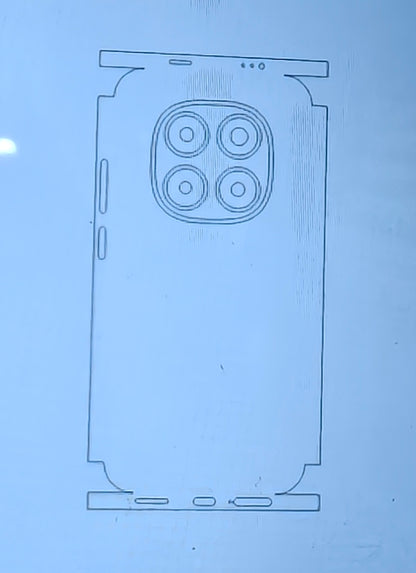 Xiaomi Redmi Note 15 Pro 5G Matte & Glossy Finish Back Lamination Membrane Protector Protection Guard - Royal Star