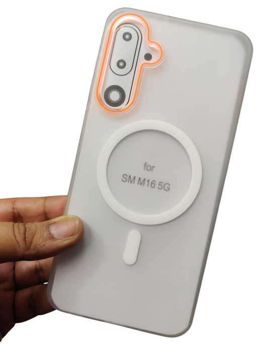 Samsung Galaxy M16 / F16 5G Royal Star Premium Quality Magsafe Matte Hard Plastic Back Cover Case