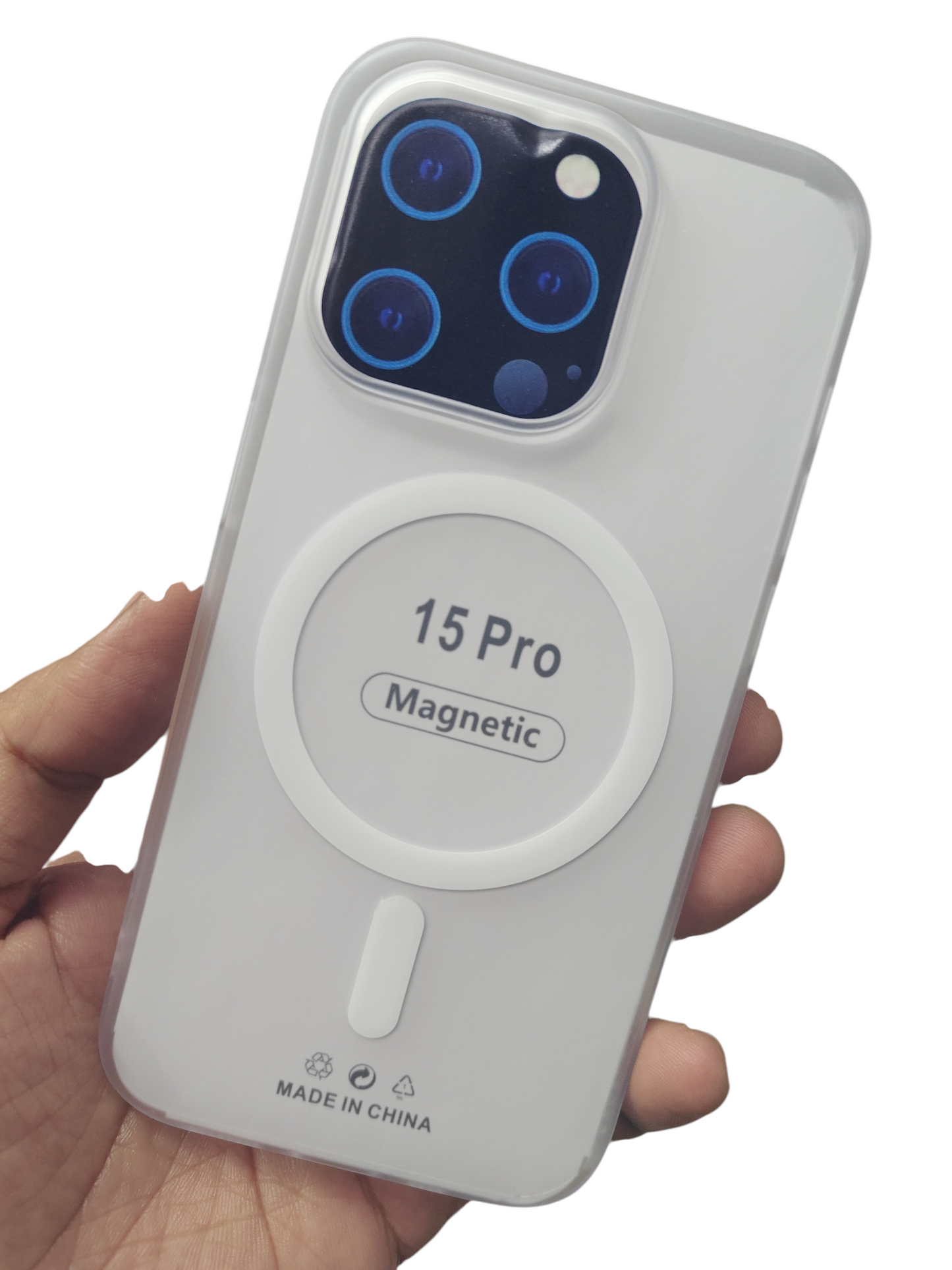 Apple iPhone 15 Pro Premium Quality Magsafe Matte Hard Plastic Back Cover Case