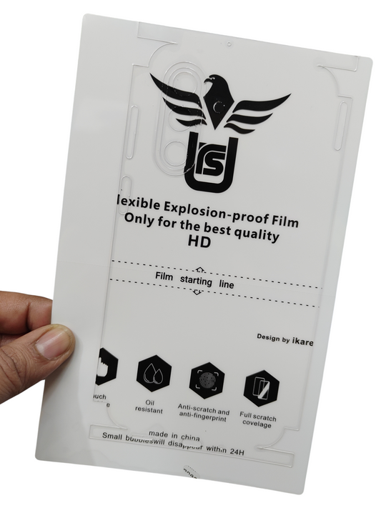 Samsung Galaxy M17 5G Matte & Glossy Finish Back Lamination Membrane Protector Protection Guard