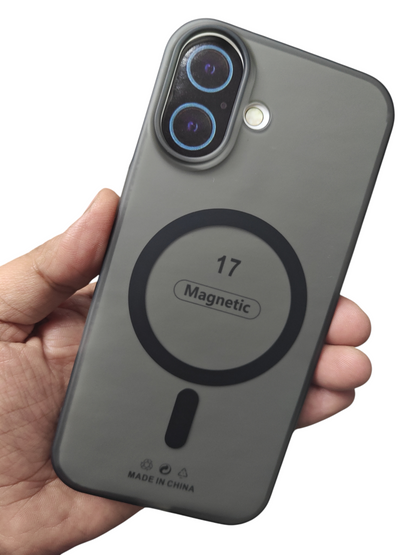 Apple iPhone 17 Premium Quality Magsafe Matte Hard Plastic Back Cover Case