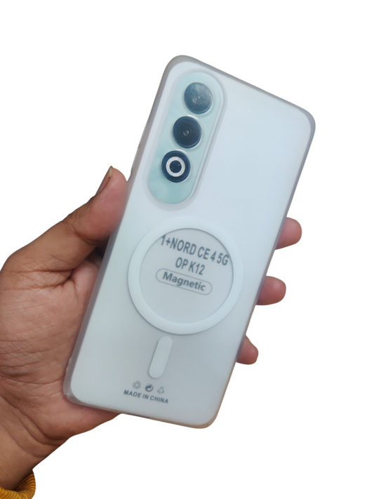 OnePlus Nord Ce4 5G Premium Quality Magsafe Matte Hard Plastic Back Cover Case