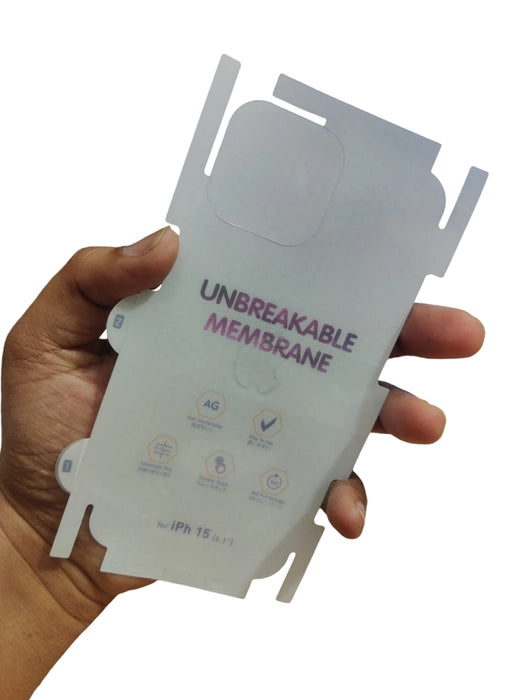 Apple iPhone 15 Matte Finish Back Membrane Protector Protection Guard - Royal Star