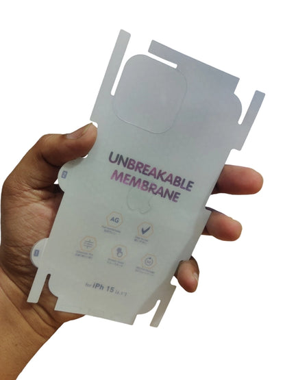 Apple iPhone 15 Matte Finish Back Membrane Protector Protection Guard - Royal Star