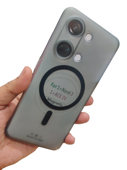 OnePlus Nord 3 5G Premium Quality Magsafe Matte Hard Plastic Back Cover Case