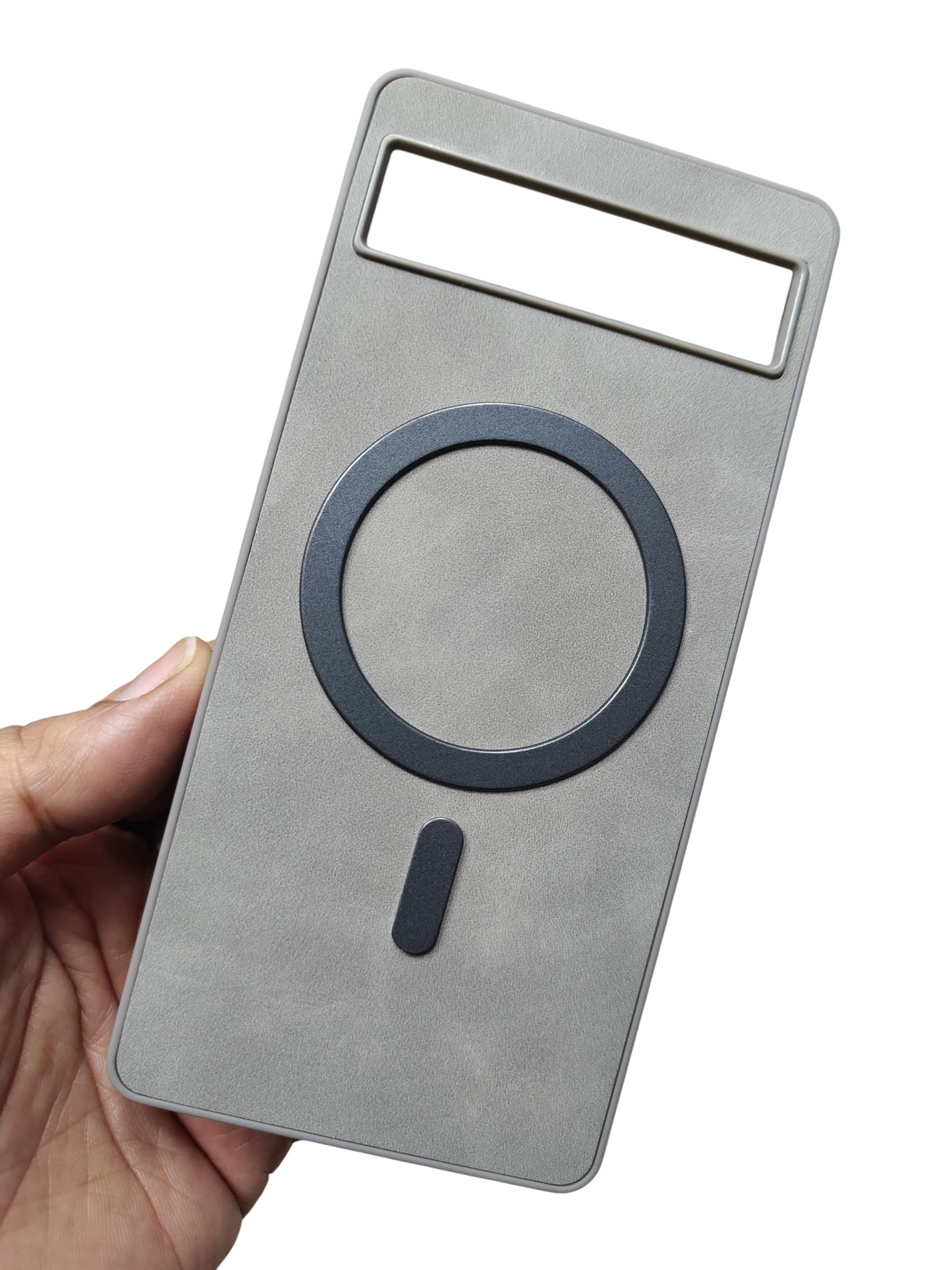 Google Pixel 7A Magsafe Premium Quality Leather ( Side Soft, Back Hard ) Back Cover Case