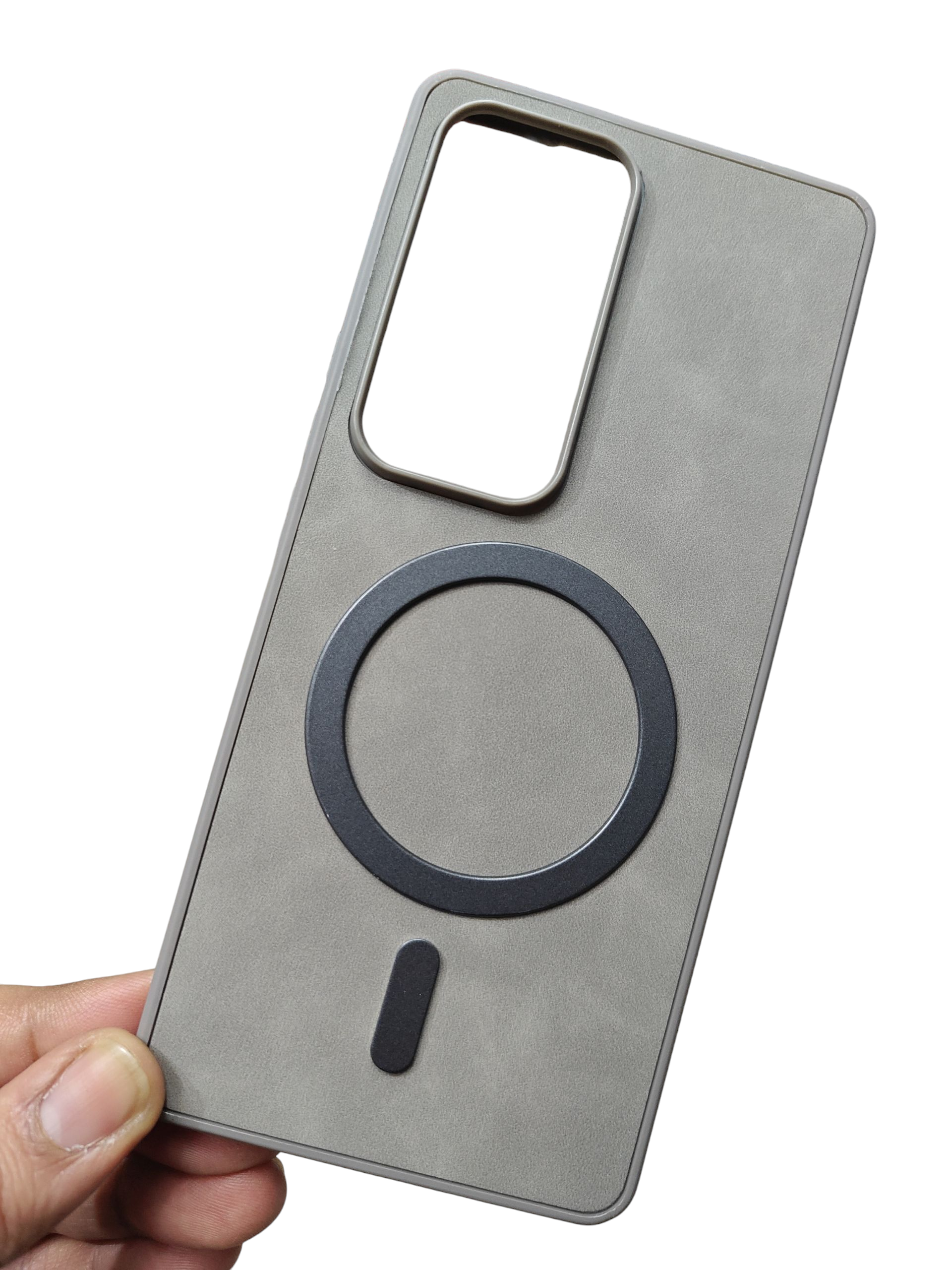 Vivo V30 / V30 Pro 5G Magsafe Premium Quality Leather ( Side Soft, Back Hard ) Back Cover Case - Royal Star