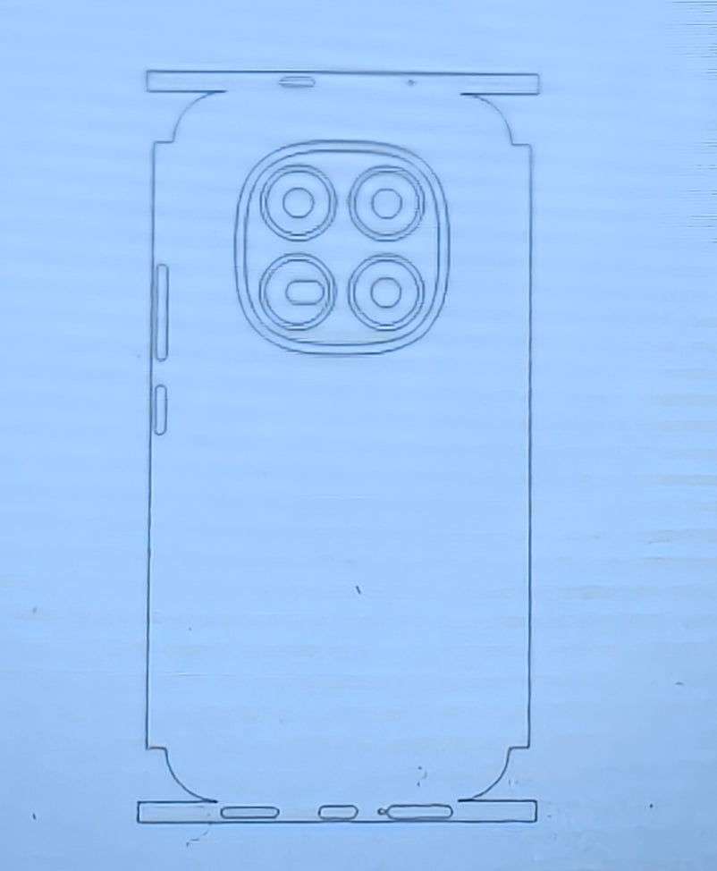 Xiaomi Redmi Note 15 Pro Plus 5G Matte & Glossy Finish Back Lamination Membrane Protector Protection Guard