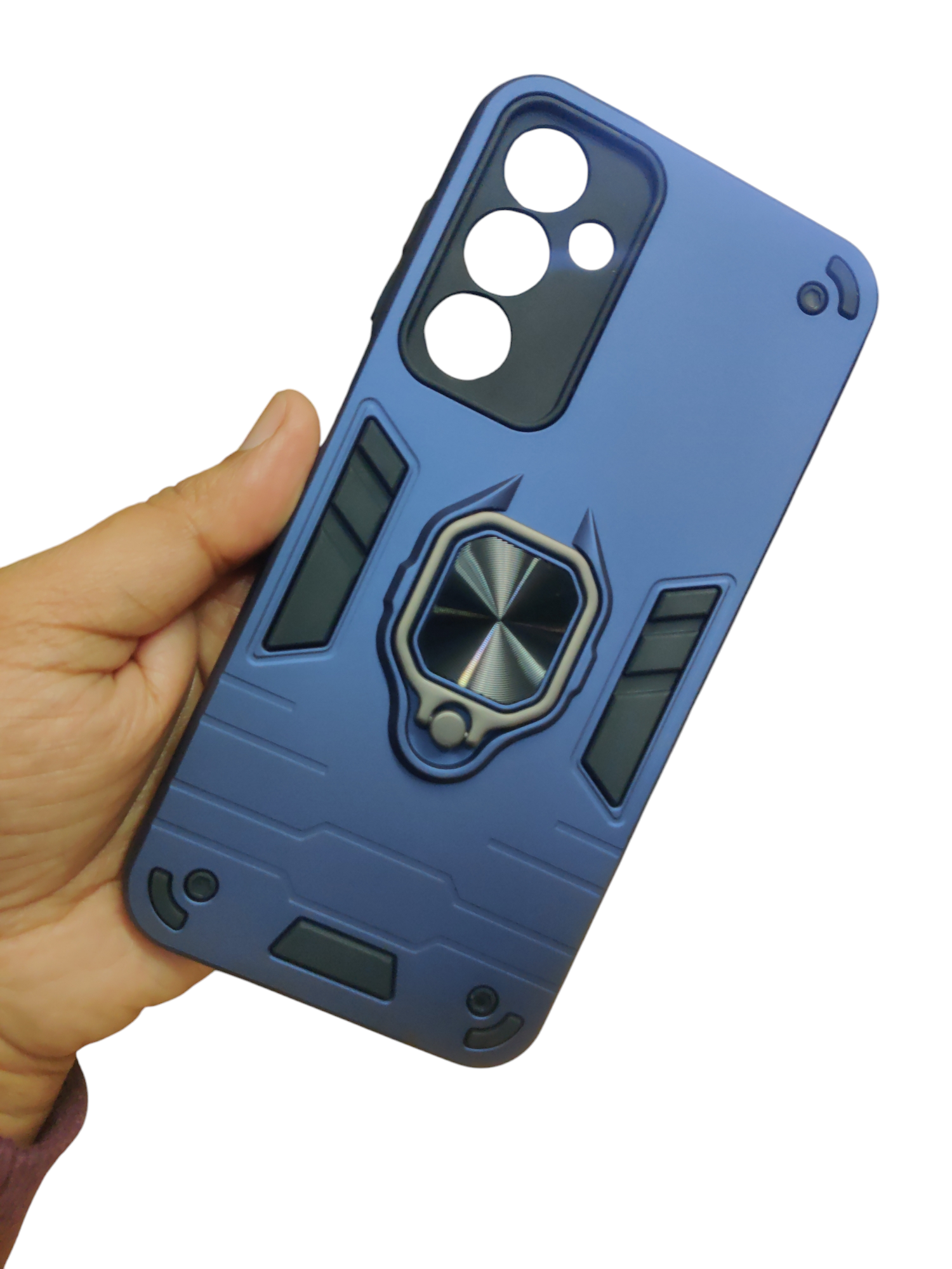 Samsung Galaxy A35 Premium Quality D5 Tough Armor Back Cover Case - Royal Star