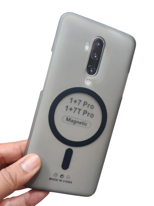 OnePlus 7 Pro / OnePlus 7T Pro Premium Quality Magsafe Matte Hard Plastic Back Cover Case