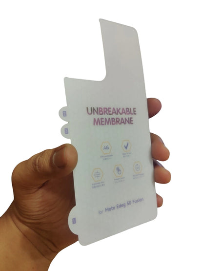 Motorola Moto Edge 50 Fusion / Moto G85 5g Matte Finish Back Membrane Protector Protection Guard - Royal Star