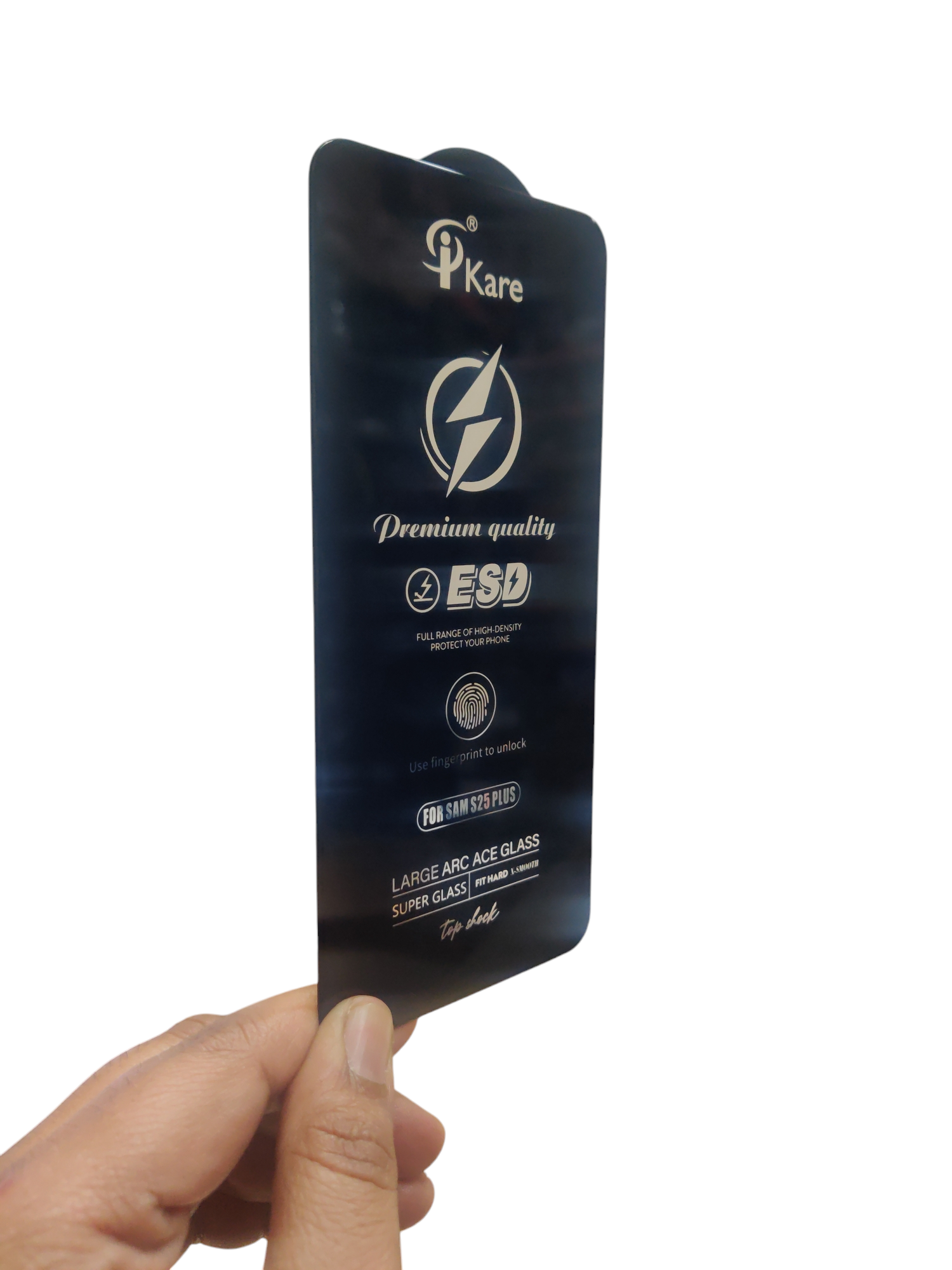 Samsung Galaxy S25 Plus 5g Fingerprint Unlock Tempered Glass Screen Protector Guard - Royal Star