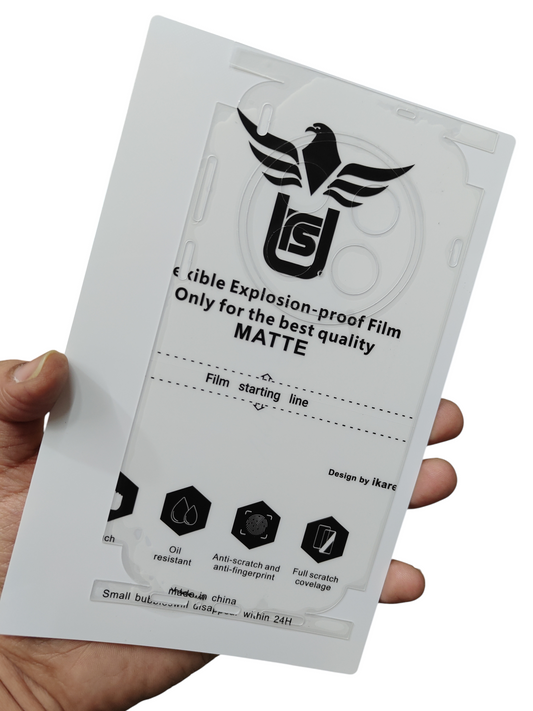 Vivo X300 Pro 5G Matte & Glossy Finish Back Lamination Membrane Protector Protection Guard