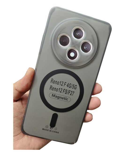 Oppo F27 5G Premium Quality Magsafe Matte Hard Plastic Back Cover Case