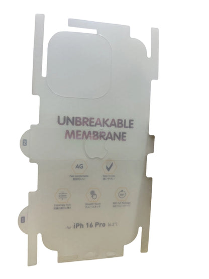Apple iPhone 16 Pro Matte Finish Back Membrane Protector Protection Guard
